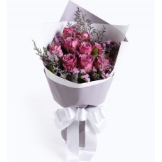 PURPLE FLOWERS BOUQUET